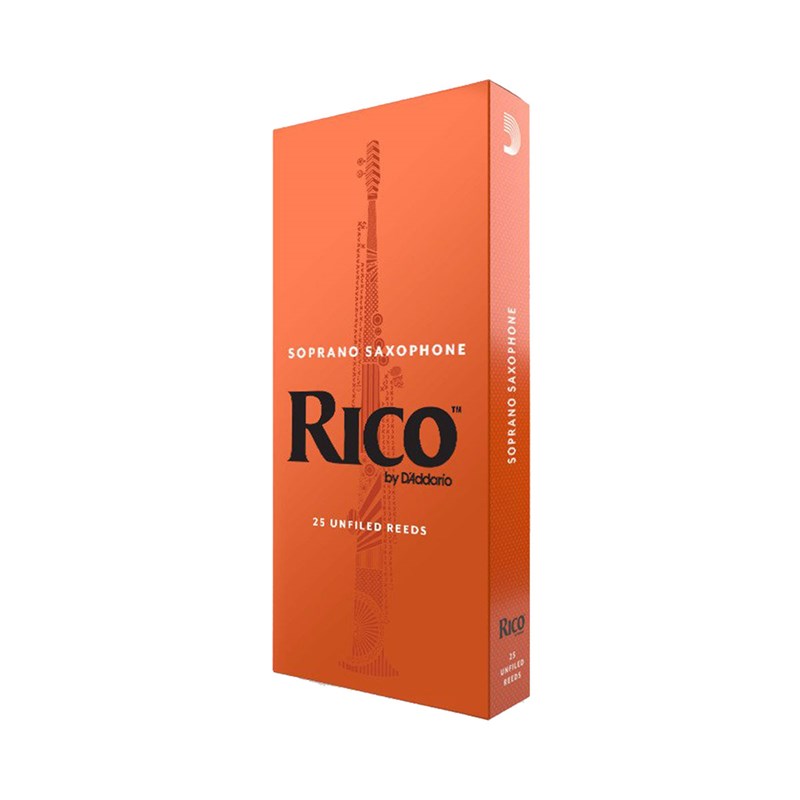 D'Addario Rico RIA2520 Soprano Sax Reeds, Strength 2.0 - 1 Piece